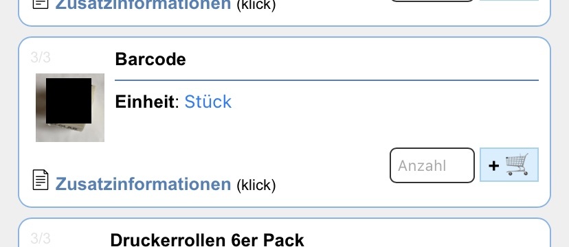 Ec*lab - Warenwirtschaft, Bestellung