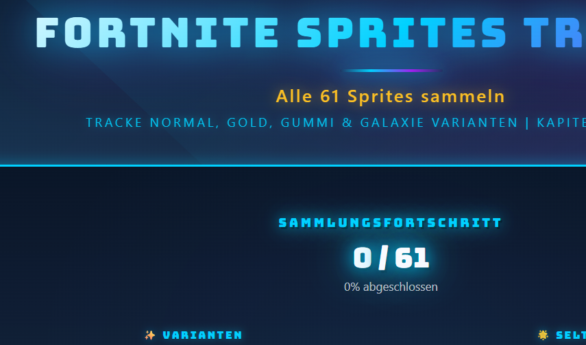 Fortnite Sprites Tracker